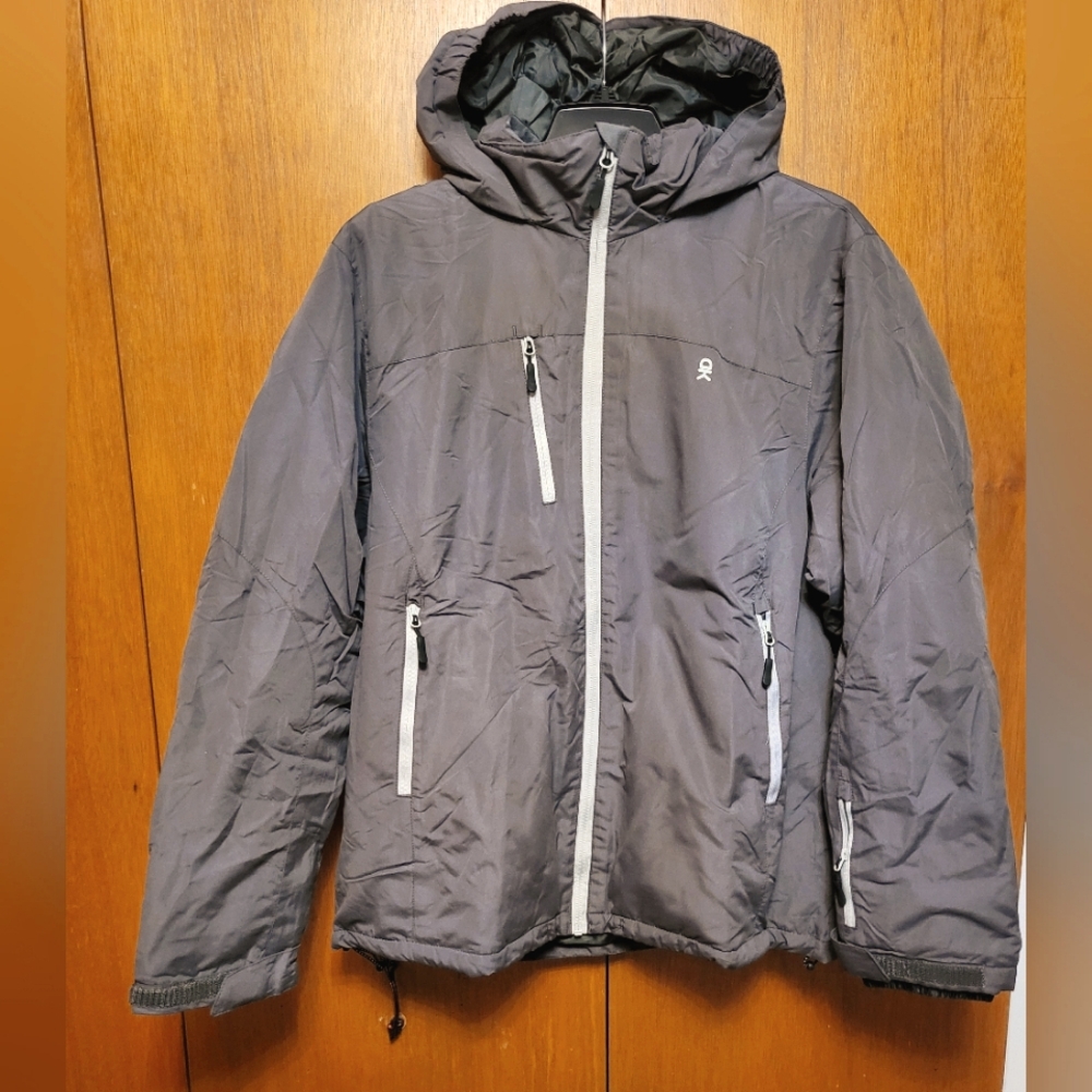 Women's Gray Light Weight Insulated Jacket/Hood/XLarge Little Donkey Andy